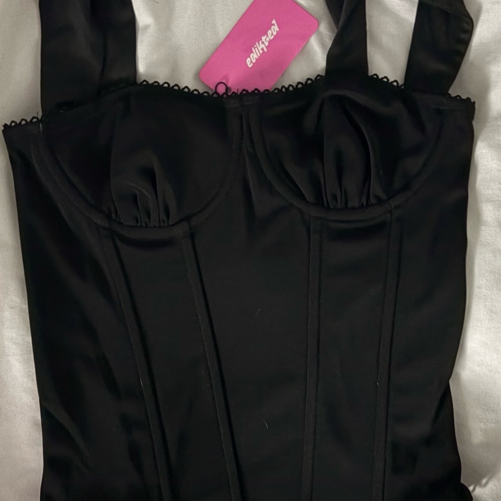 Edikted Black Tank Top